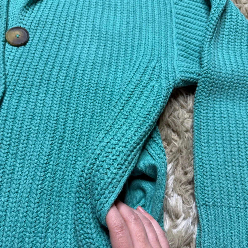 NWT Free People Swim Too Deep Cotton Blend Oversized Cardigan Sweater